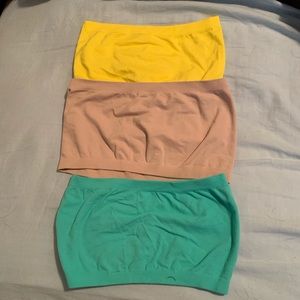 Set of 3 rave tubetops